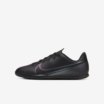 Nike Jr. Mercurial Vapor 13 Club IC - Nagyobb Gyerek Focicipő - Fekete/Fekete